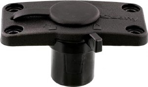 Scotty 0244L-BK Flush Deck Mount
