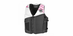 Mustang MV3600 Young Adult 88-110lb PFD Admiral Grey/White/Pink