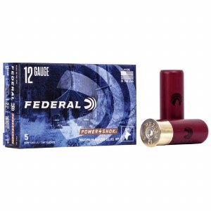 Federal Power Shok 12ga 2.75" Maximum Rifled Slug HP 1oz