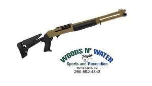 Canuck Elite Operator Semi Auto 12ga 3" 19"bbl 5+1 Tube Mag Desert Tan