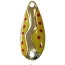 Acme Kamlooper Spoon S-480 3/4oz Nickel Yellow Red Dots