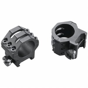 Additional picture of Weaver 48350 Tactical Skeleton Rings Six Hole High Matte