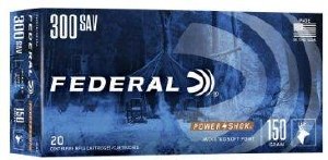 Federal Power Shok 300 Savage 150gr Soft Point