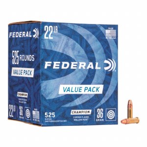 Federal Champion Value Pack 22 LR 36gr CPHP 525rnd