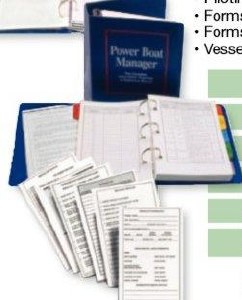 Beckson Powerboat Manager Complete Organizer and Reference Manual
