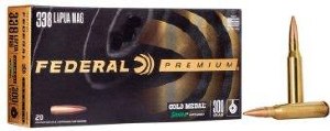 Federal Gold Medal 338 Lapua 300 Gr BTHP