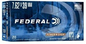 Federal Power Shok 7.62x39 123gr SP