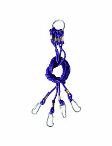 Danielson Crab Trap Harness Blue w/Metal Clips