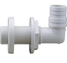 Attwood Thru-Hull Connector 3/4" 90* Elbow