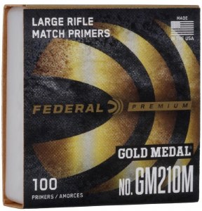 Federal Gold Medal Match No 210M Large Rifle Primer