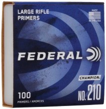 Federal Champion Centerfire Primers #210 Large Rifle 100pk