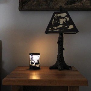 Additional picture of Rivers Edge Electric Candle Warmer - Deer