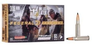 Federal Vital Shok 308win 165gr Trophy Copper