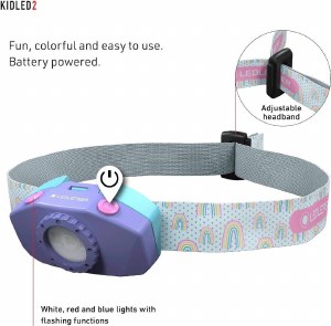 Additional picture of LedLenser Kids Light Headlamp Kidled2 Purple