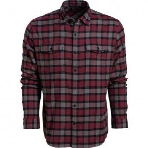 Vortex Menâ€™s Flannel Burgandy Timber Rush XL