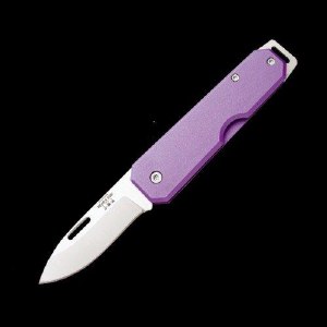 Bear & Sons Knives 110PL Aluminum Slip Joint Folder 3.8" Purple