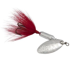 Yakima Wordens Rooster Tail Dressed 3/8oz Mettalic silver