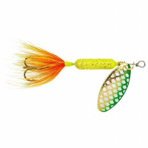 Yakima Wordens Rooster Tail Dressed 1/4oz Strobe Chartreuse