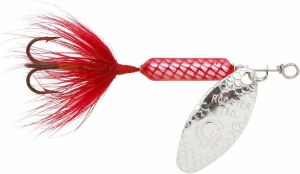 Yakima Wordens Rooster Tail Dressed 1oz Red Pearl