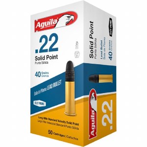 Aguila 22 LR Standard Velocity 40gr Soft Point