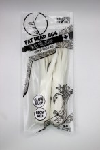 Black Pine Creative 6" Tube Jig 2oz 2pk White Glow Blue/Red