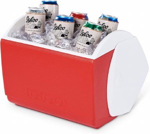 Additional picture of Igloo Playmate 16qt Cooler Red/White