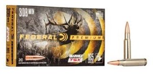 Federal Premium 308win 165gr Barns TSX 20rnd