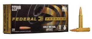 Federal Premium Gold MEdal 223rem 73gr Berger OTM 20rnd