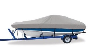 Carver Trailerable Flex-Fit Pro Boat Cover Slate Grey 14'-16'x86"
