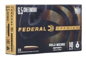 Federal Gold Medal 6.5 Creedmoor 140gr Hybrid Target