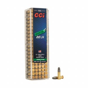 CCI 22 LR Green Tag Competition 40gr Lead Round Nose