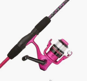 Shakespeare Amphibian Spinning Combo Spooled 5'6" Med Pink