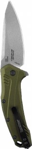 Additional picture of Kershaw Link Folder Olive Stonewashed