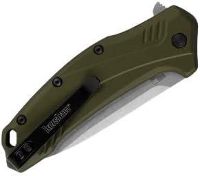 Additional picture of Kershaw Link Folder Olive Stonewashed