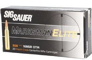 Sig Sauer Marksman Elite 308win 168gr OTM