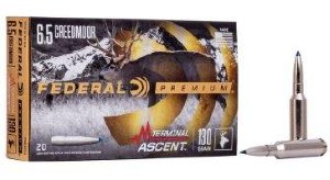 Federal Premium 6.5 Creedmoor 130gr Terminal Ascent