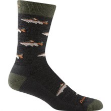 Darn Tough Lifefstyle 6085 Spey Fly Micro Crew  Charcoal Medium