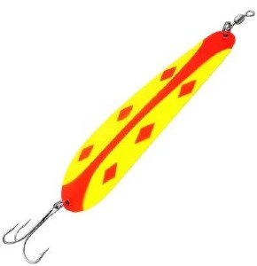 Gibbs Delta Canoe Spoon #1 Flo Red/White