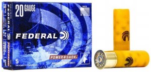 Federal Power Shok 20 Gauge 2-3/4" 3-Buck