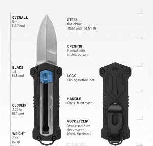 Additional picture of Kershaw Kapsule 1.9" Blade Slider