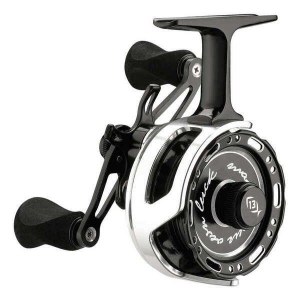 13 Fishing Black Betty 6061 Ice Center Pin RH Black/Silver