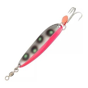 Luhr Jensen Krocodile 3/4oz Flourescent Pink Chartreuse UV