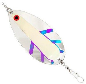 Gibbs Delta Dog Tail Dodger Moonjelly UV Silver Blade