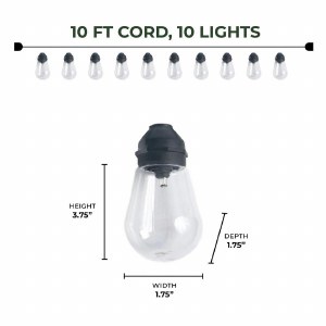 Additional picture of Rivers Edge LED Light Set Eddison Bulb