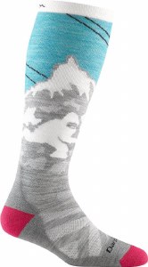 Additional picture of Darn Tough Snow 1827 Yeti Aqua Small