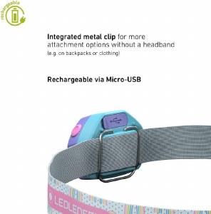 Additional picture of LedLenser Kids Light Headlamp Kidled4R Green