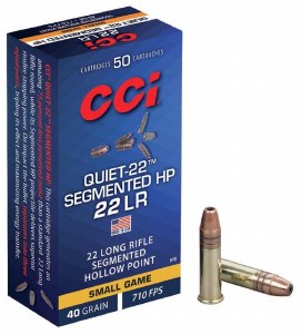 CCI 22 LR Quiet - 22 Segmented HP 40gr