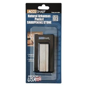 AccuSharp Natural Arkansas Pocket Sharpening Stone 3"