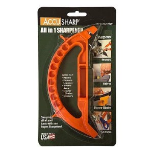 AccuSharp All-In-One Sharpener Pruner/Knife/Tool Orange