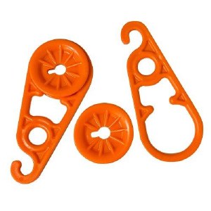 Additional picture of AccuSharp Super Snaps XL Tarp Clip and Gromet Replacement 6pk Orangr